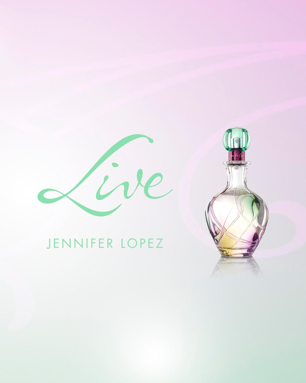 Jennifer Lopez Live By on a dressing table in lifestyle setting suggesting daily use