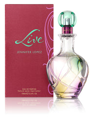 Jennifer Lopez Live By close-up of label detail highlighting product authenticity