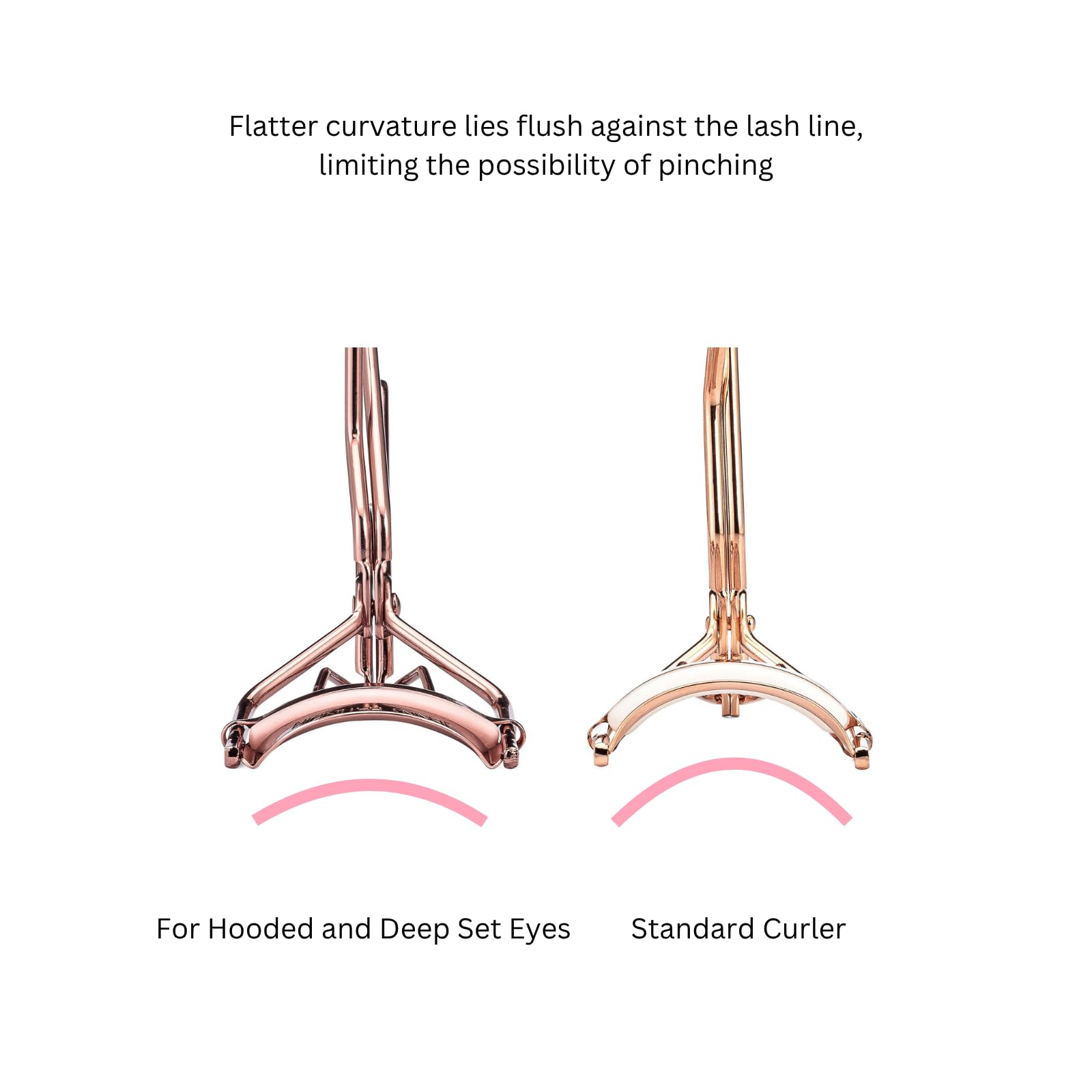 Jenny Patinkin curler being used before mascara for lifted natural lashes