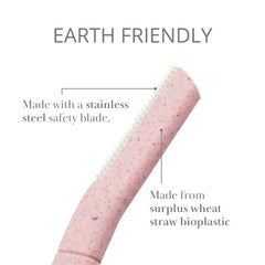 JENNY PATINKIN stainless steel blade detail for precise, safe exfoliation benefit