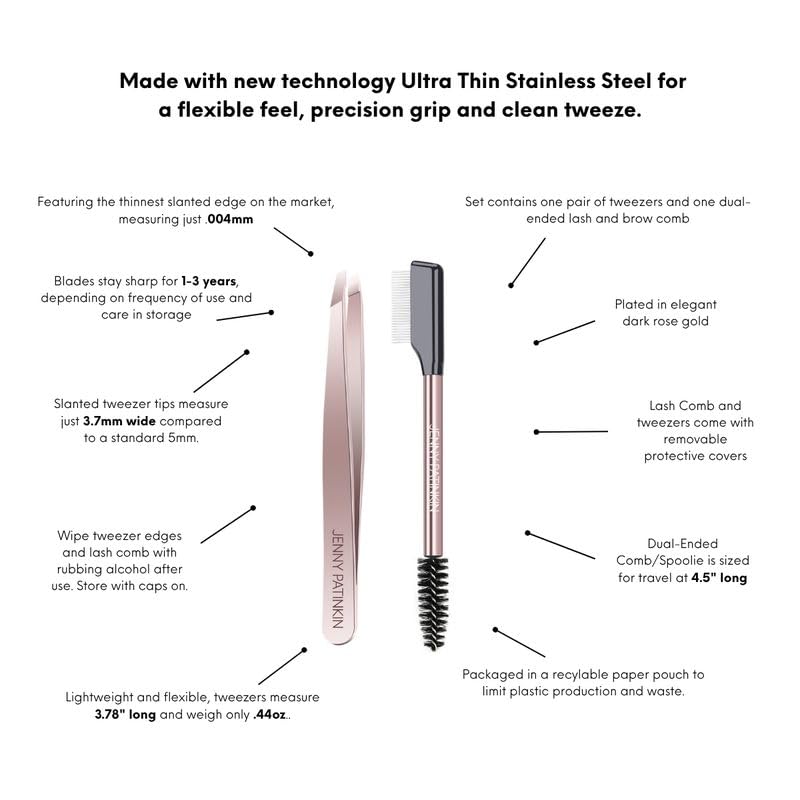 Jenny Patinkin close-up of tweezer edge highlighting precision and secure grip