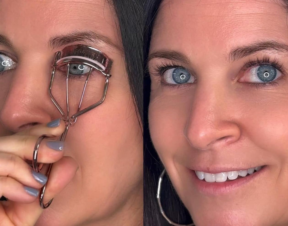 Jenny Patinkin curler angled to fit hooded and deep-set eyes comfortably