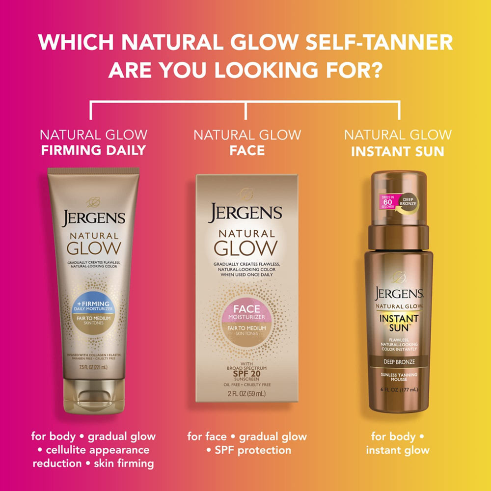 Jergens two-pack on vanity in lifestyle scene showing daily routine convenience