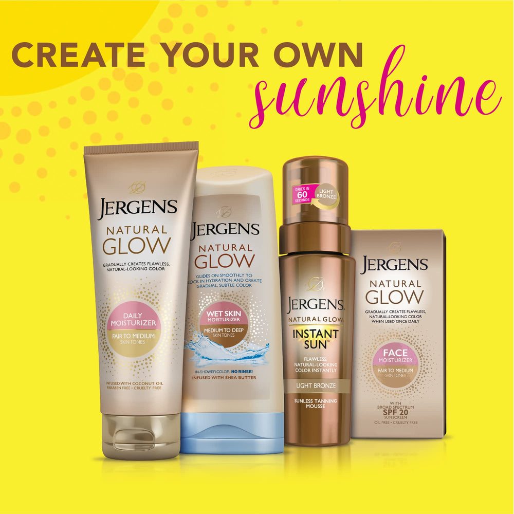 Jergens applied under makeup illustrating compatibility and lightweight feel