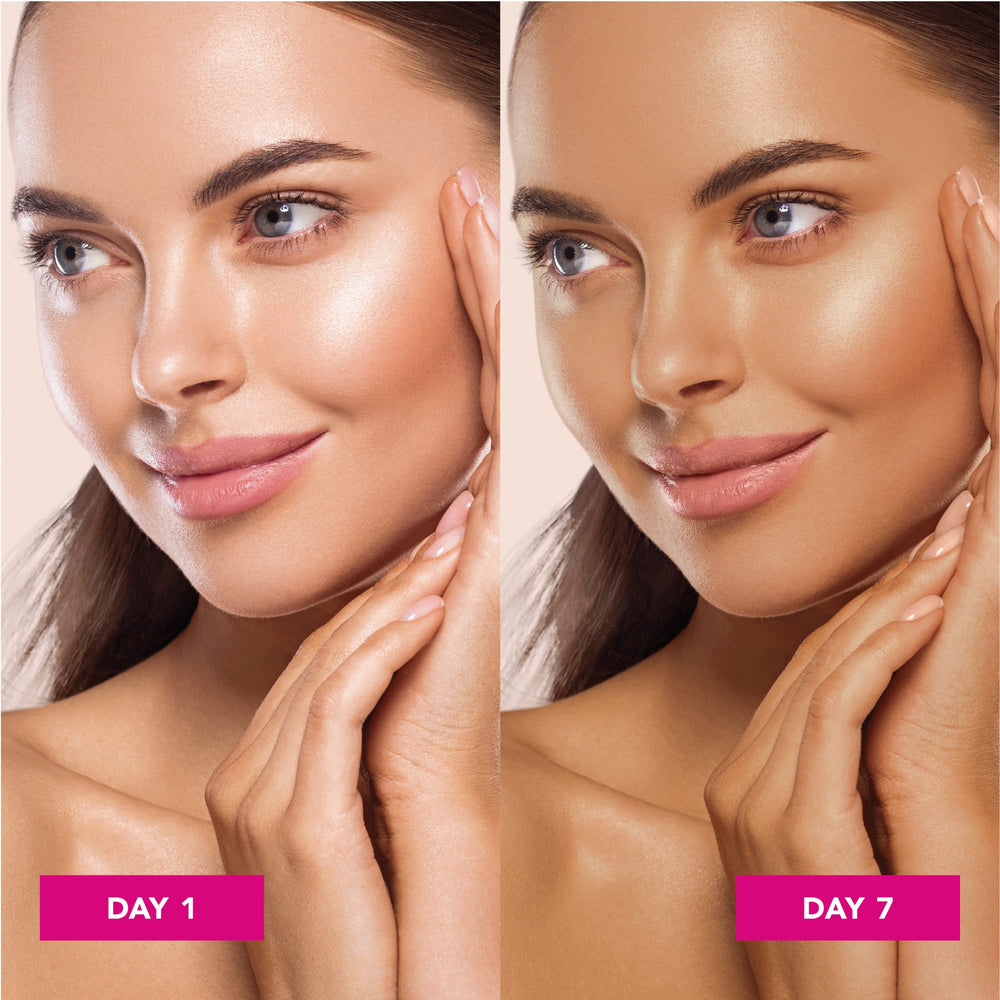 Jergens face lotion texture closeup highlighting lightweight, non-greasy feel
