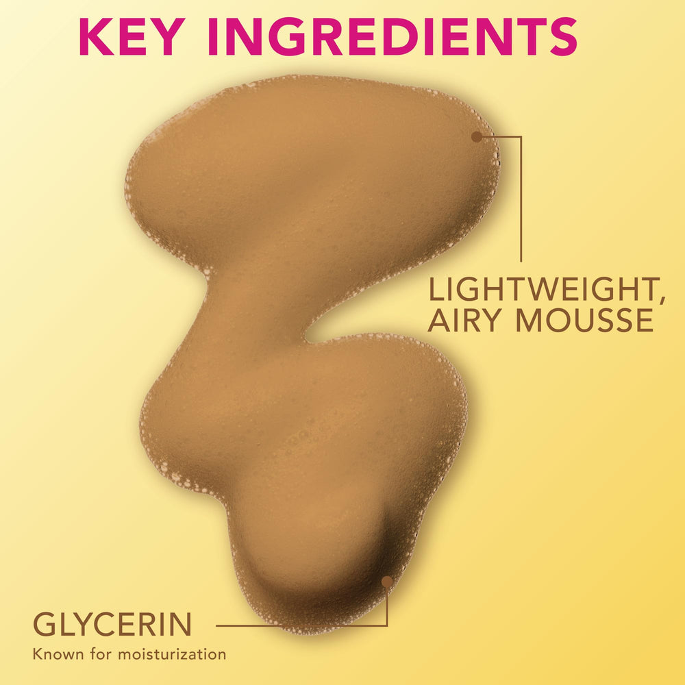 Jergens instant sun can beside hand to show 6 oz scale and portability
