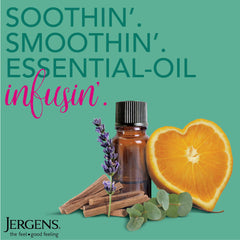 Jergens close-up of creamy lotion texture for deep moisturization benefit