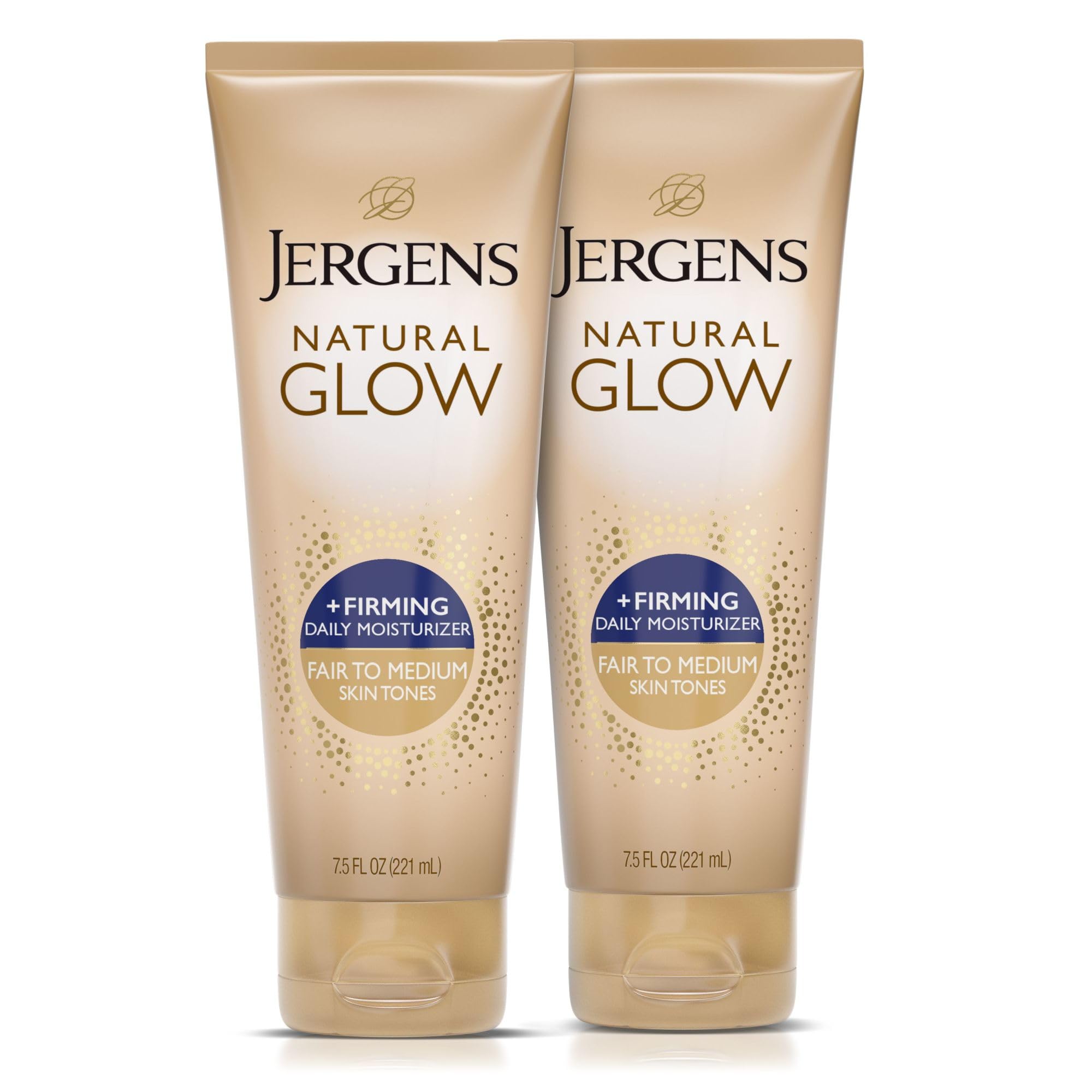 Jergens bottle front packaging showing product and benefits