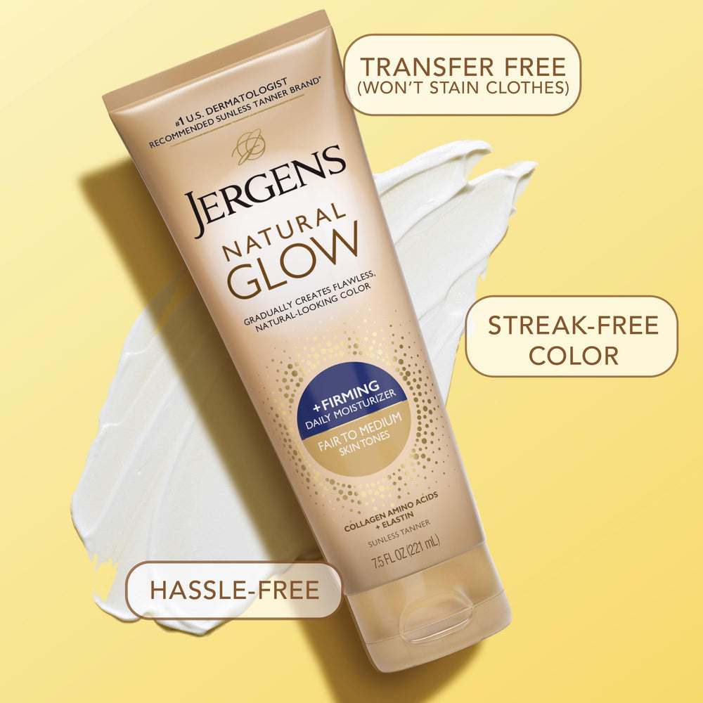 Pair of Jergens bottles side-by-side to show 2-pack scale