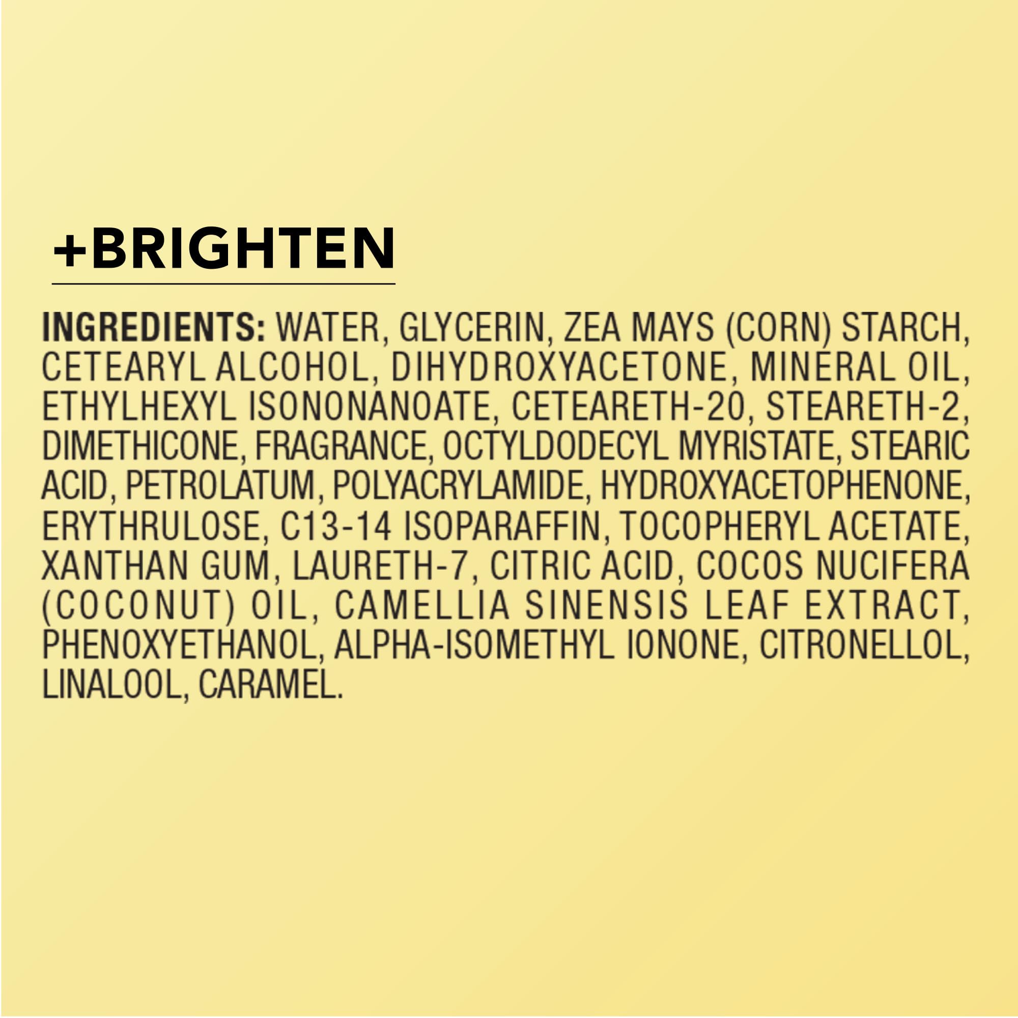 Close-up of Jergens ingredients label emphasizing antioxidants and vitamin E
