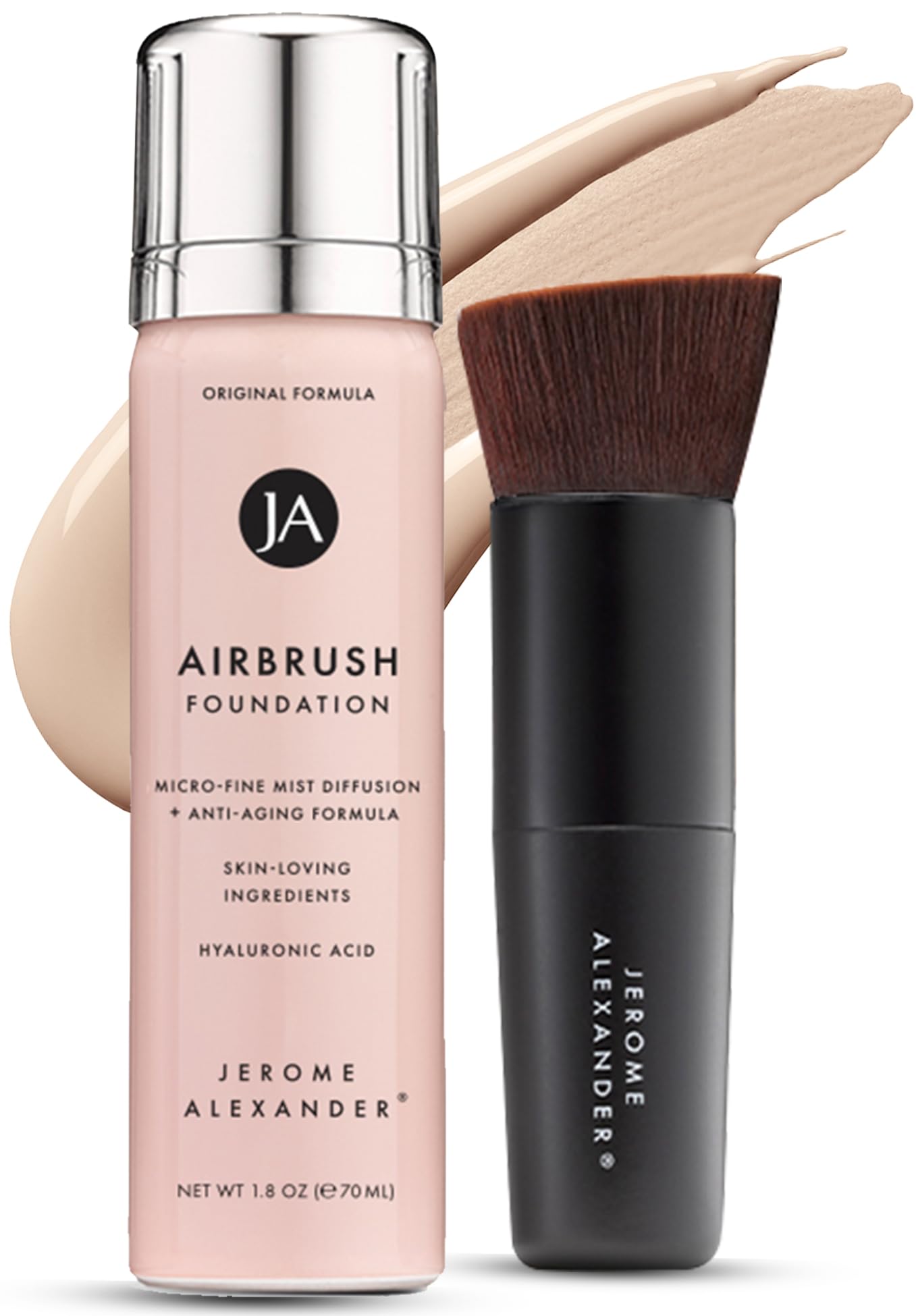 Jerome Alexander front packaging showing elegant product and brand benefit