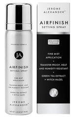 Jerome Alexander front packaging showcasing spray for long-lasting wear
