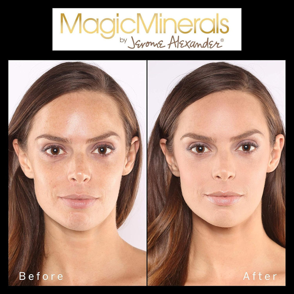 Jerome Alexander before and after application shows visible even tone and natural coverage
