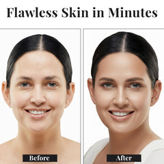 Jerome Alexander before and after application demonstrating natural, even coverage