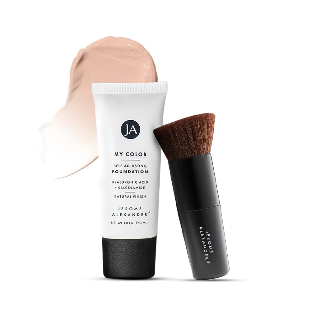 Jerome Alexander front packaging showing set contents and easy shade selection benefit