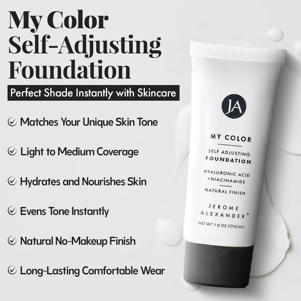 Jerome Alexander bottle with Kabuki brush ready for professional application