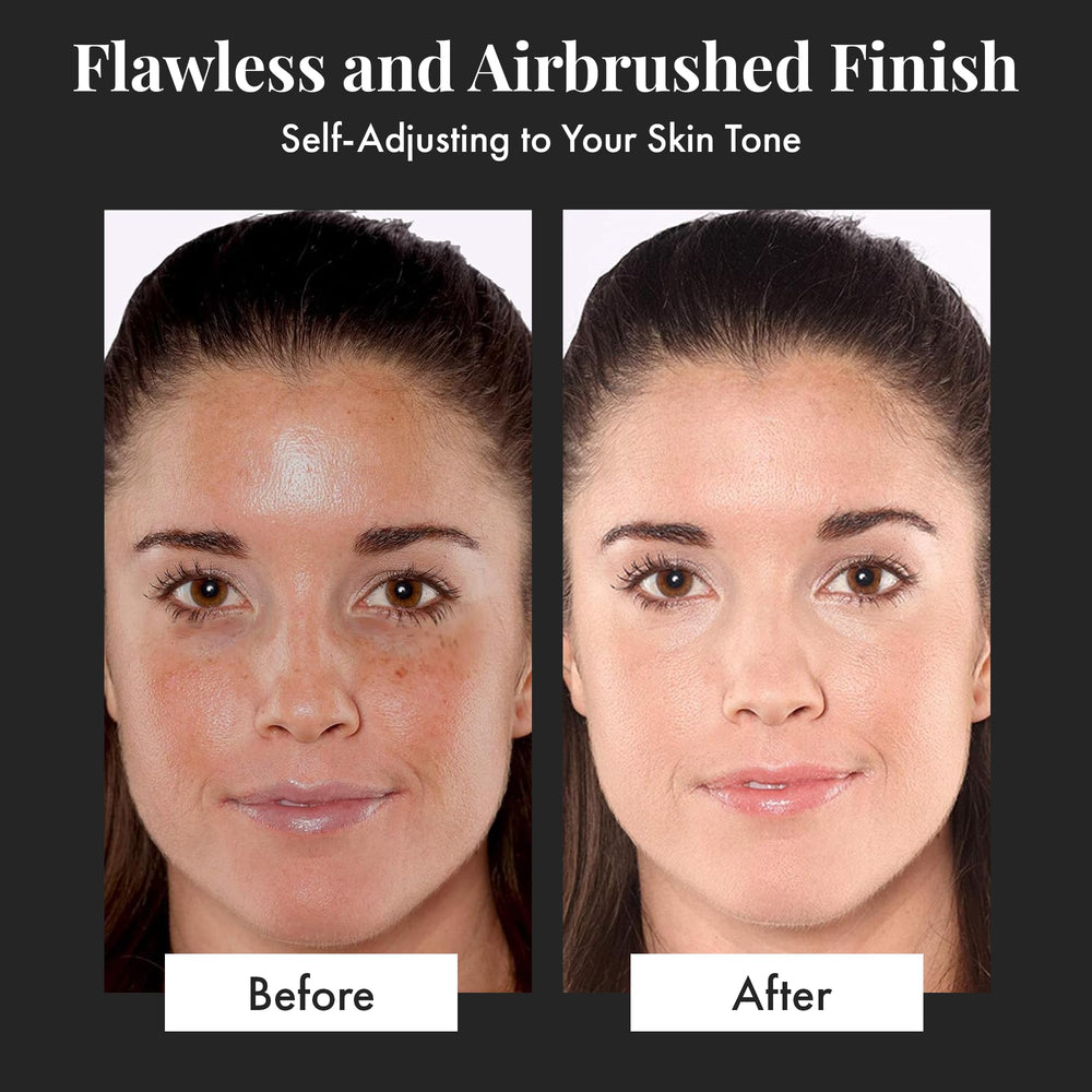 Jerome Alexander texture shot of micronized powder delivers smooth, non-cakey finish