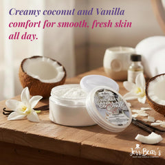 JerrBear’s pouring powder into hand demonstrating easy application and freshness