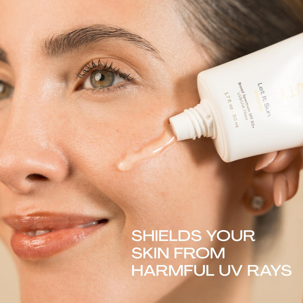 JESS BEAUTY tube on bathroom counter illustrating easy makeup layering benefit