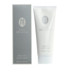 Jessica McClintock front bottle displaying elegant packaging and hydration benefits