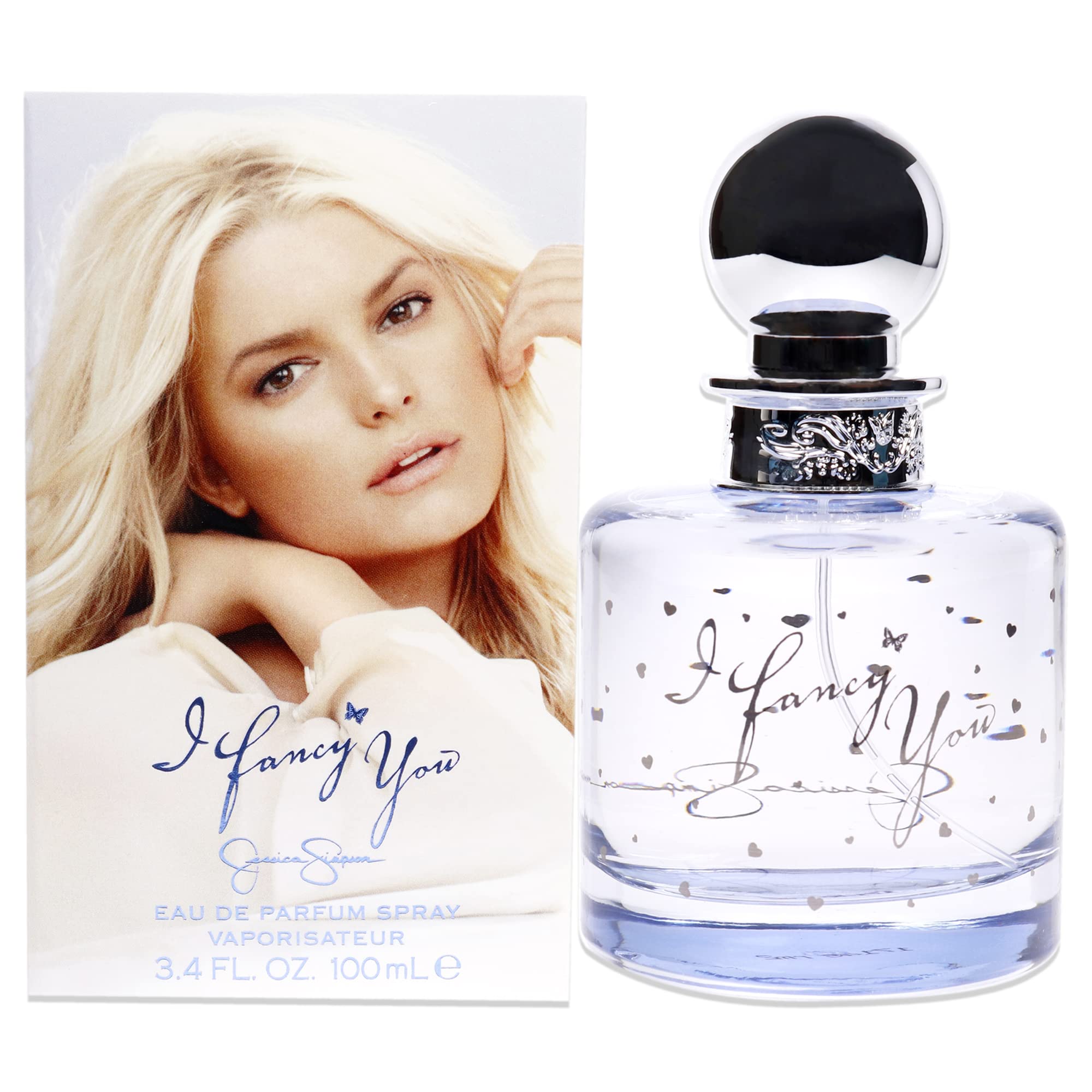 Jessica Simpson front packaging shows bottle and brand, elegant shelf appeal
