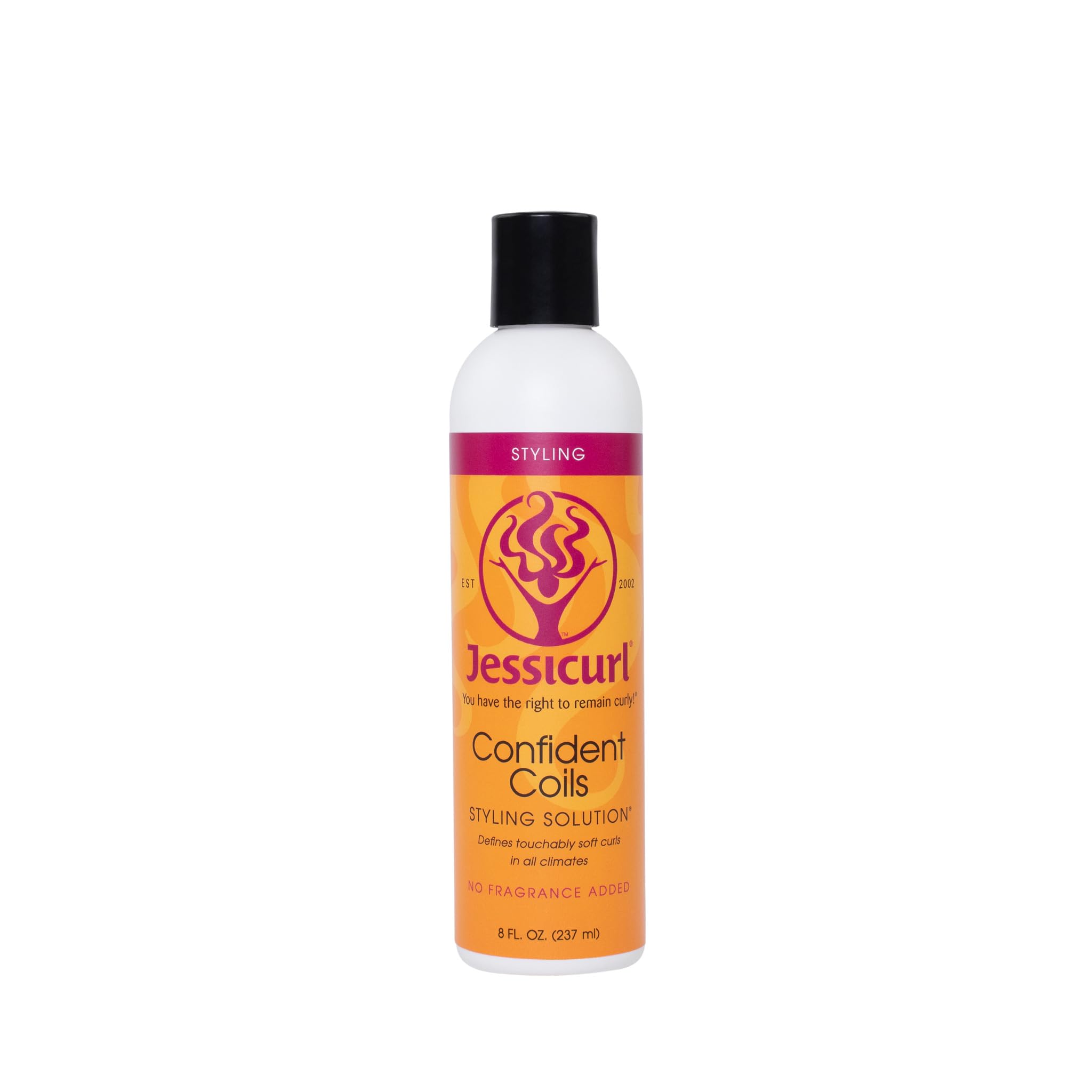 Jessicurl front packaging showing product and benefits for defined curls