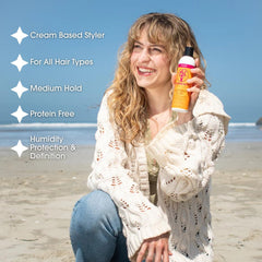Jessicurl pump and cap detail highlighting easy dispensing and control
