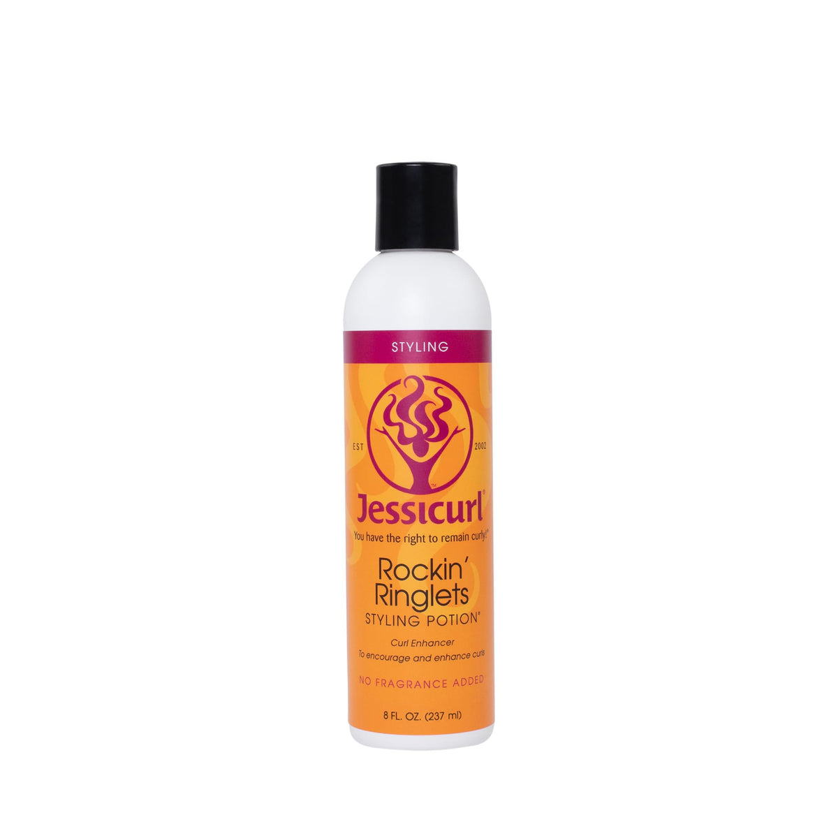 Jessicurl bottle front packaging showing label and benefits