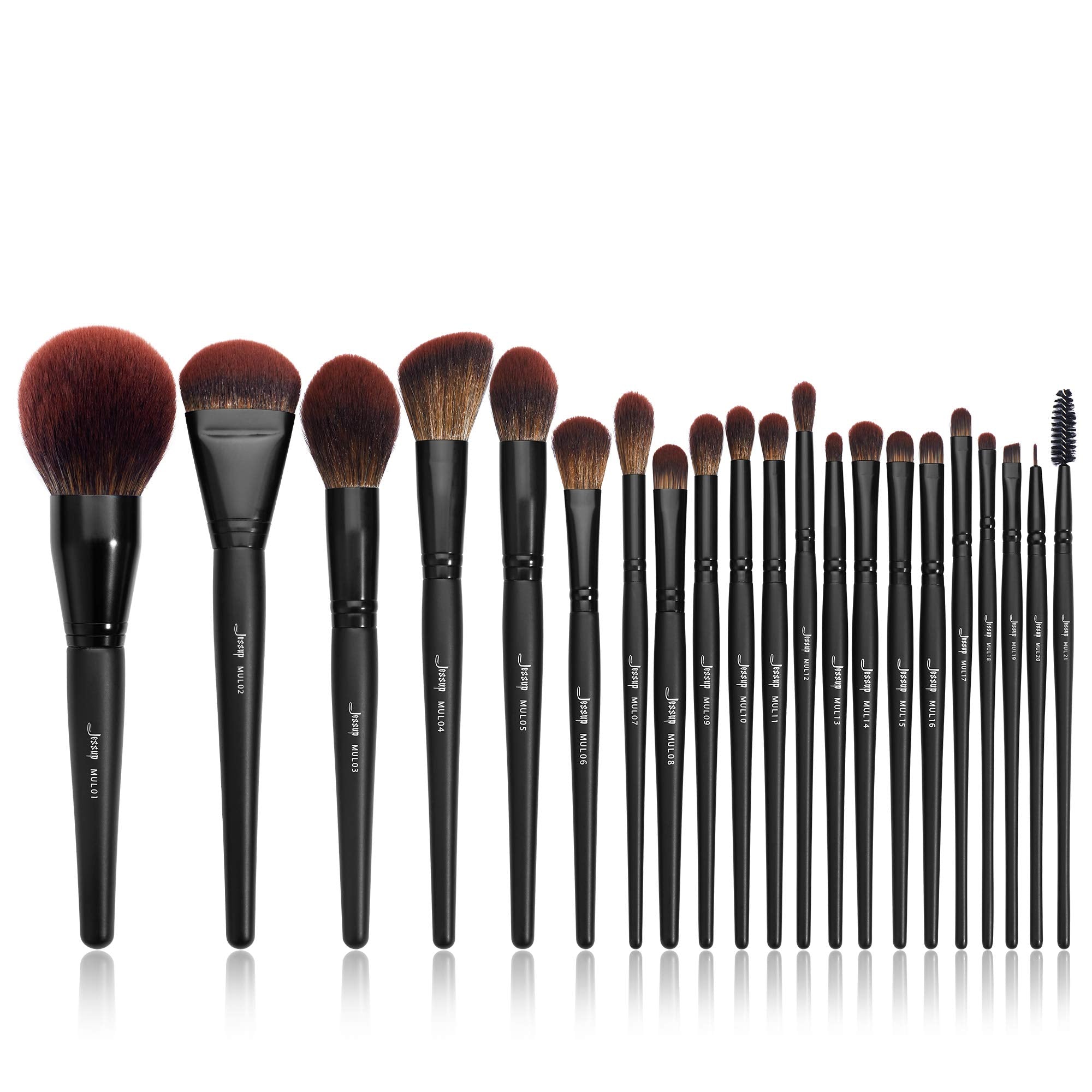 Jessup T271 front packaging showing full brush set and gift box benefits