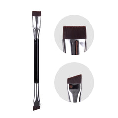 JEZTDKLE front view of dual-ended brush showing both heads and compact design benefit