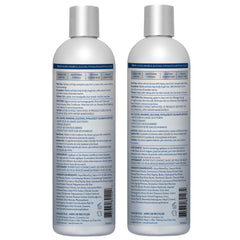 jhirmack shampoo being pumped, creamy lather texture for gentle, non-stripping cleanse