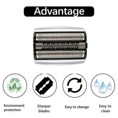 JIANCENGYU head installed on Braun Series 7 razor demonstrating compatibility
