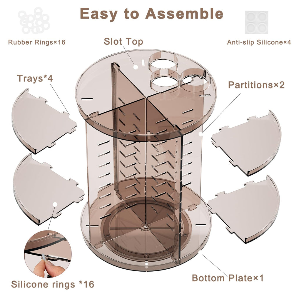 Jiavarry underside with silicone ring locking for secure assembly