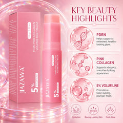 JIAZAWA balm texture close-up highlighting creamy sheen and instant hydration benefit