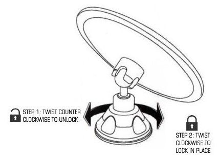 JiBen mounted on tile demonstrating secure, no-drill installation