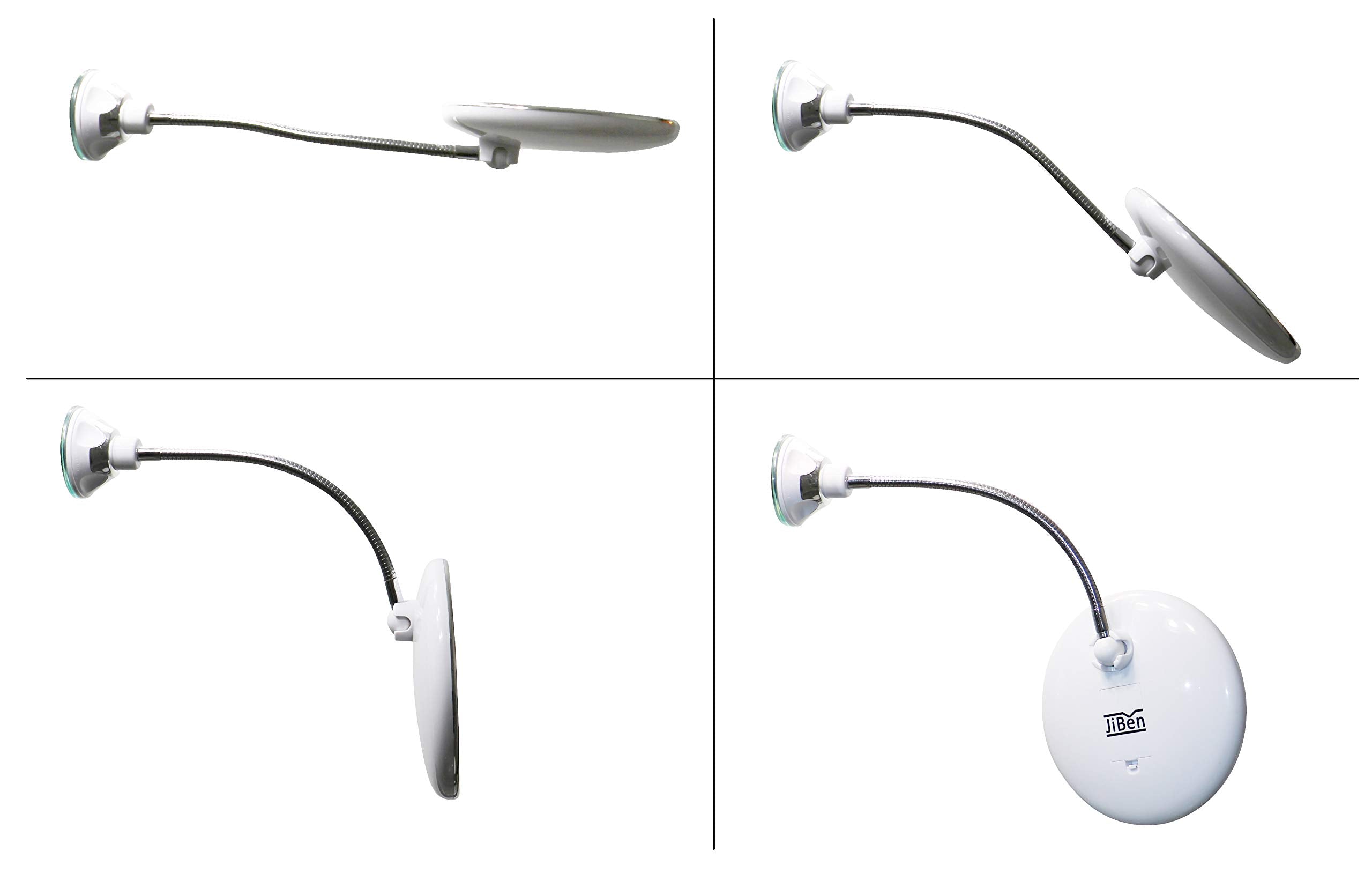JiBen locking suction cup securing mirror to tile for stability benefit