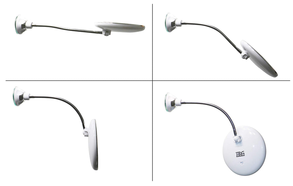 JiBen locking suction cup securing mirror to tile for stability benefit