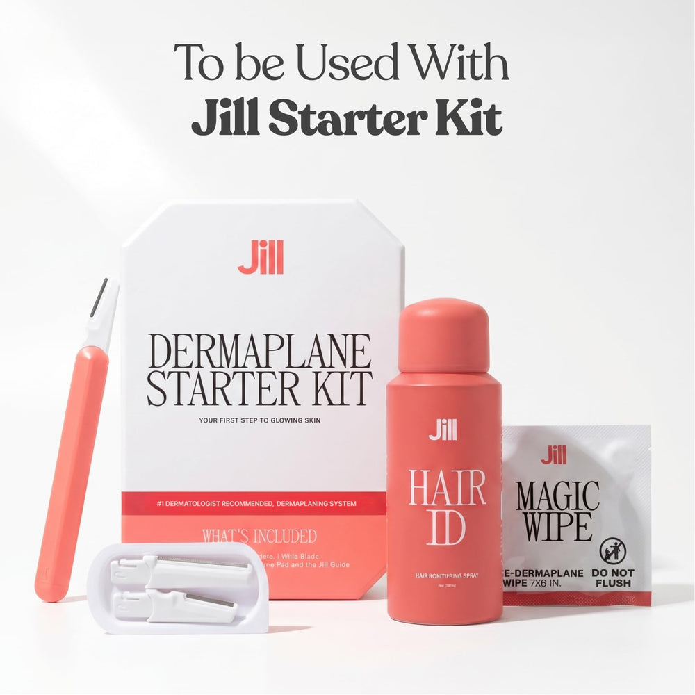JILL blades on bathroom vanity showing ready-to-use routine benefit