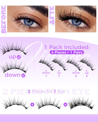 JIMIRE applicator in hand placing lashes for easier, accurate application for beginners