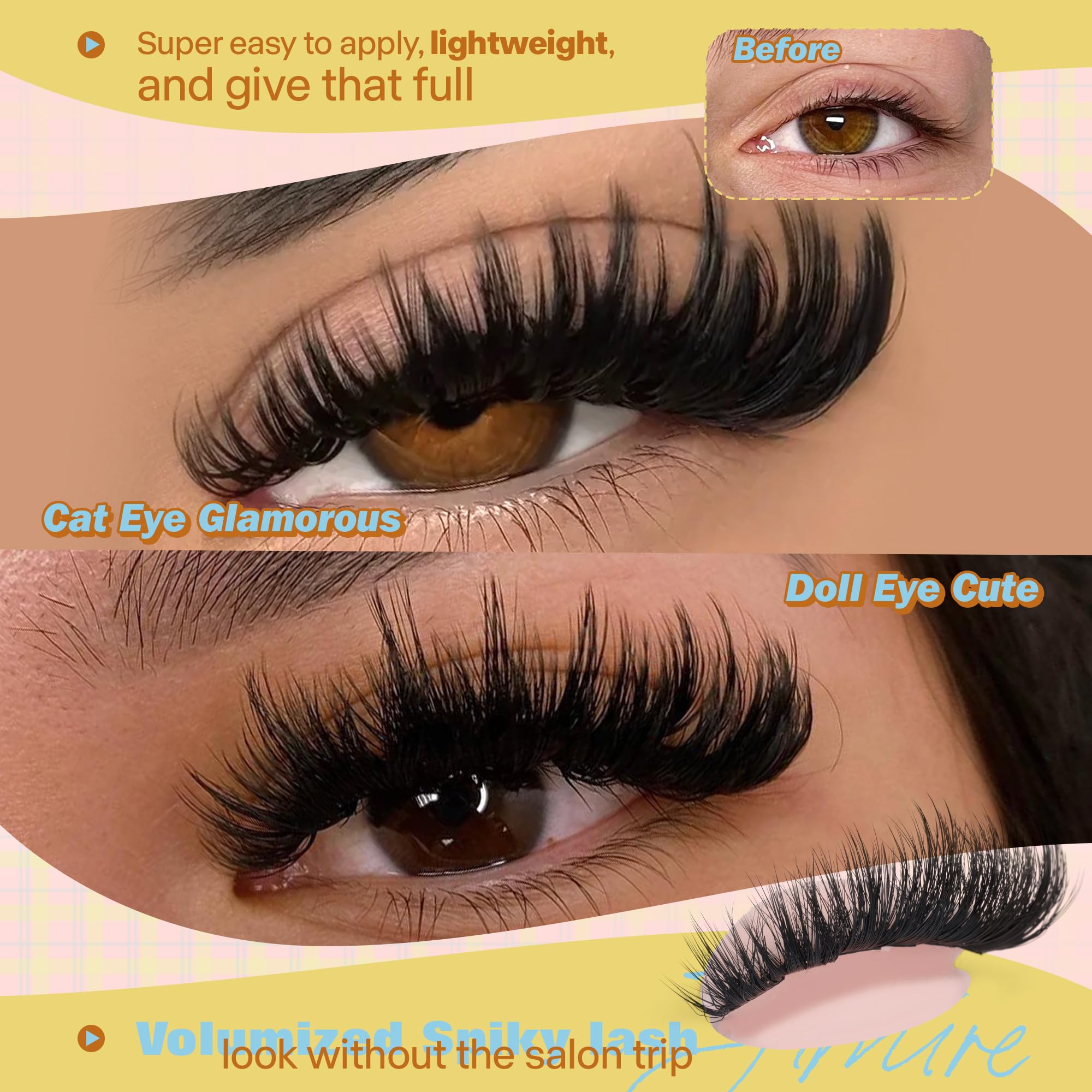 JIMIRE clusters applied on an eye demonstrating quick at-home use