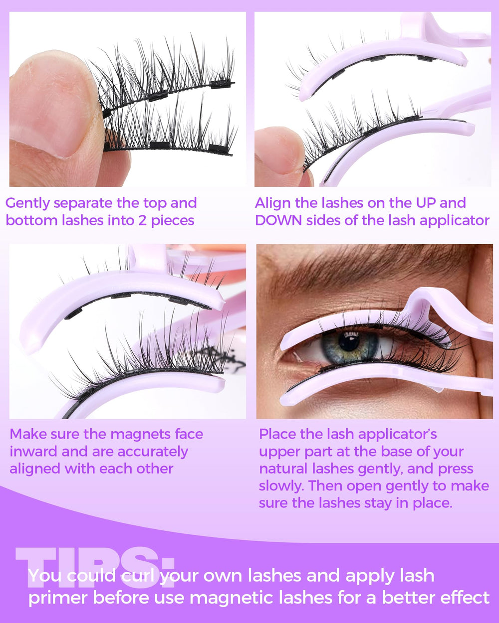 JIMIRE lashes next to ruler size comparison to show true scale and fit on natural lashes