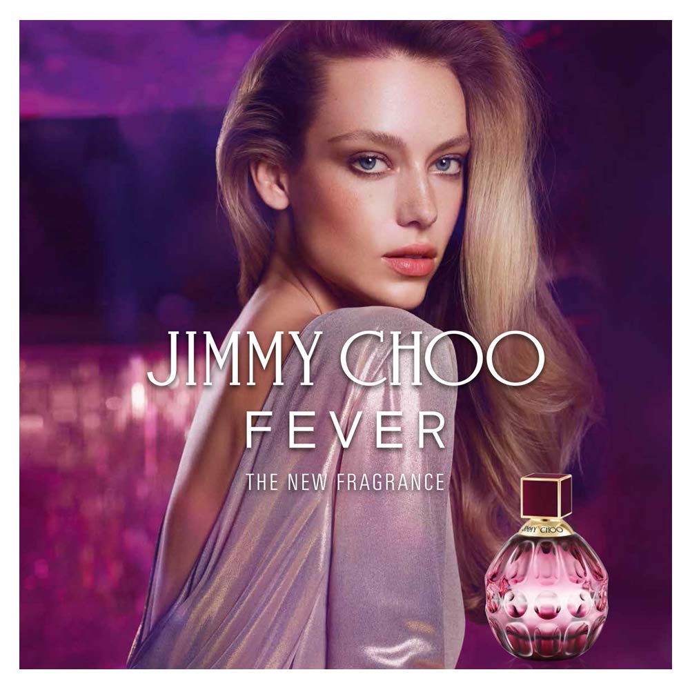 JIMMY CHOO Fever close-up of glass and liquid showing rich color and luxe texture
