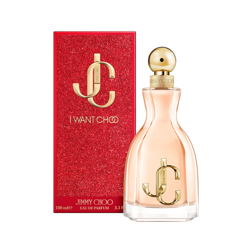 JIMMY CHOO angled bottle highlighting glass detail and premium finish