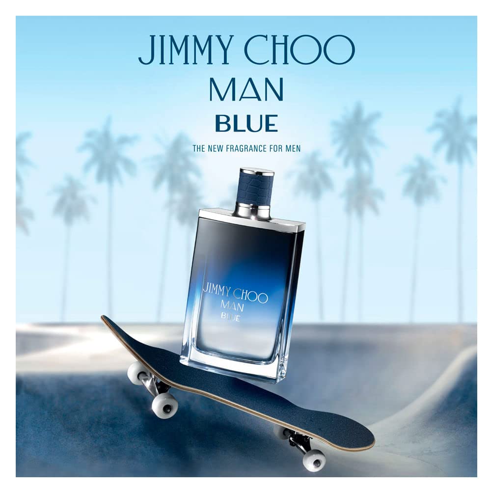 JIMMY CHOO lifestyle shot of bottle in urban setting suggesting versatile wear