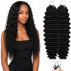 Jinhui front packaging showing lightweight crochet hair and quick install