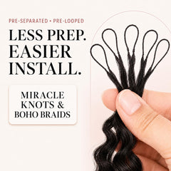 Jinhui installation with crochet hook showing quick beginner-friendly install