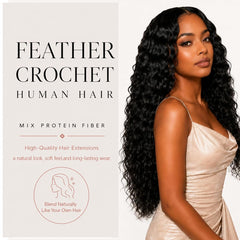 Jinhui strand close-up displaying feathered ends and soft human-hair texture for realistic blend
