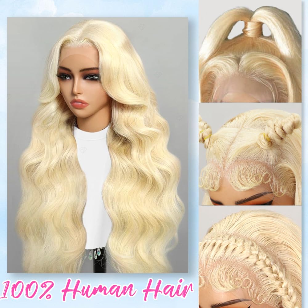 JINNOO close-up of HD lace hairline demonstrating seamless blend and realistic parting benefit