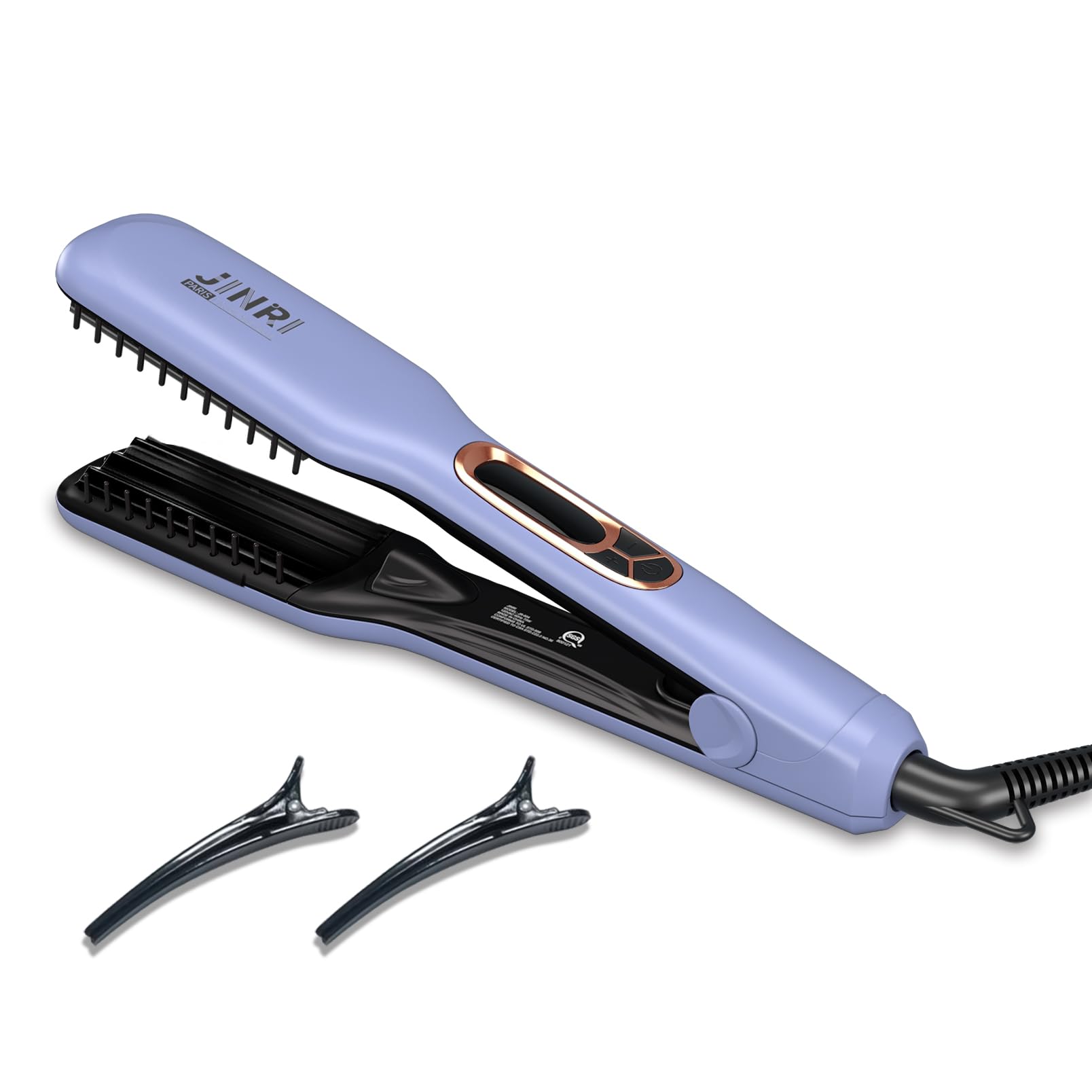 JINRI front view purple volumizer showing compact design and quick styling benefit