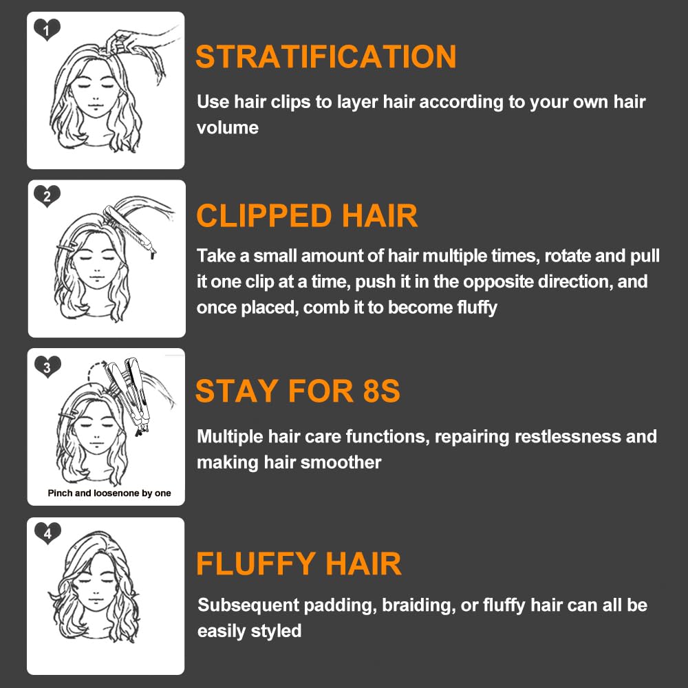 JINRI in use lifting roots on short hair for instant fuller-looking volume